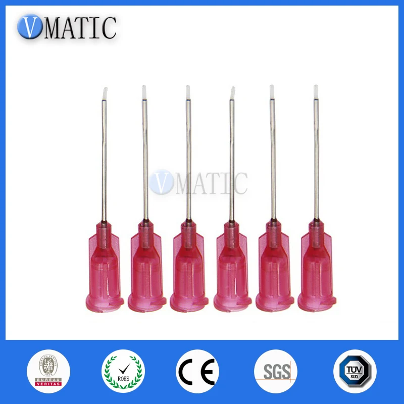 Free Shipping High Quality 100Pcs 27G 1'' Teflon-Lined Dispenser Needle Tips Dispensing Needle Tips 1 Inch