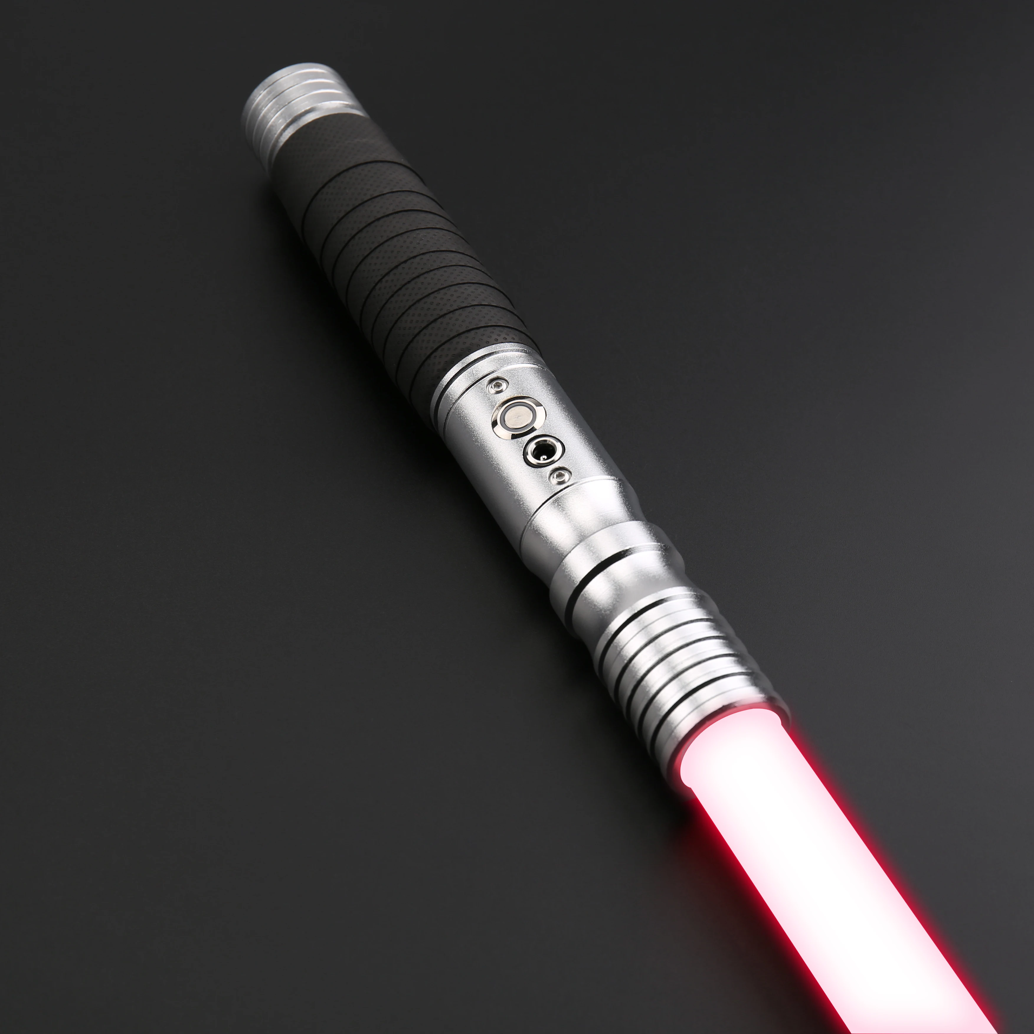 Lightsaber Toys Flashing Weapon Heavy Dueling 12 Color LED Change Volume Force 6 Sound Fons FOC Blaster Laser Sword Sabre De Luz