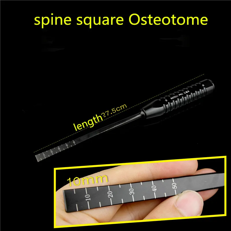 

Orthopedic instruments medical square bone knife bone chisel metal handle osteotome hip joint tibia platform osteotomy tool