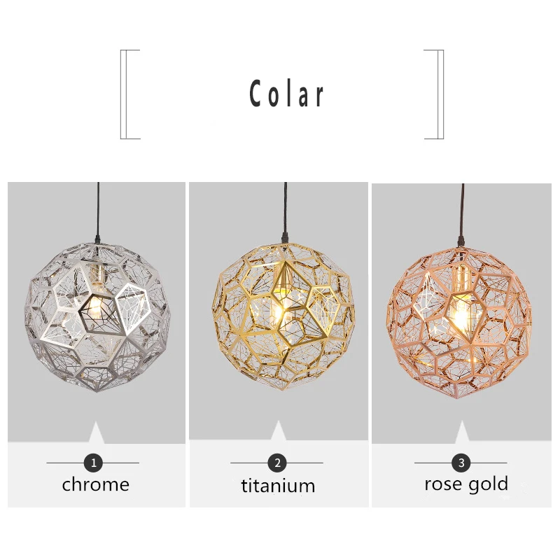 Nordic Modern LED Pendant Light E27 Originality personality Industrial wind Spider web Hanging Lamp Bar Couture Lights fixtures