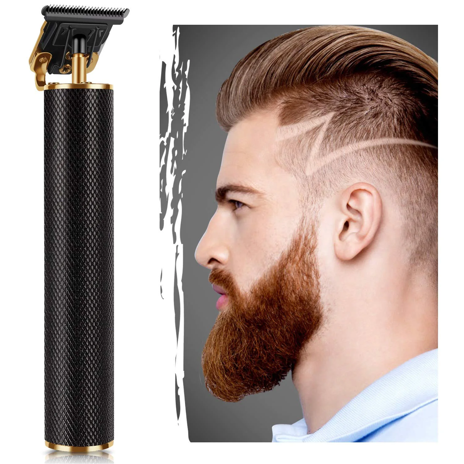 Hair Clipper Professional Cutter High Power Vintage T9 USB Hair Cutting Machine Trimmer for Men Cordless Beard Trimmer Barber