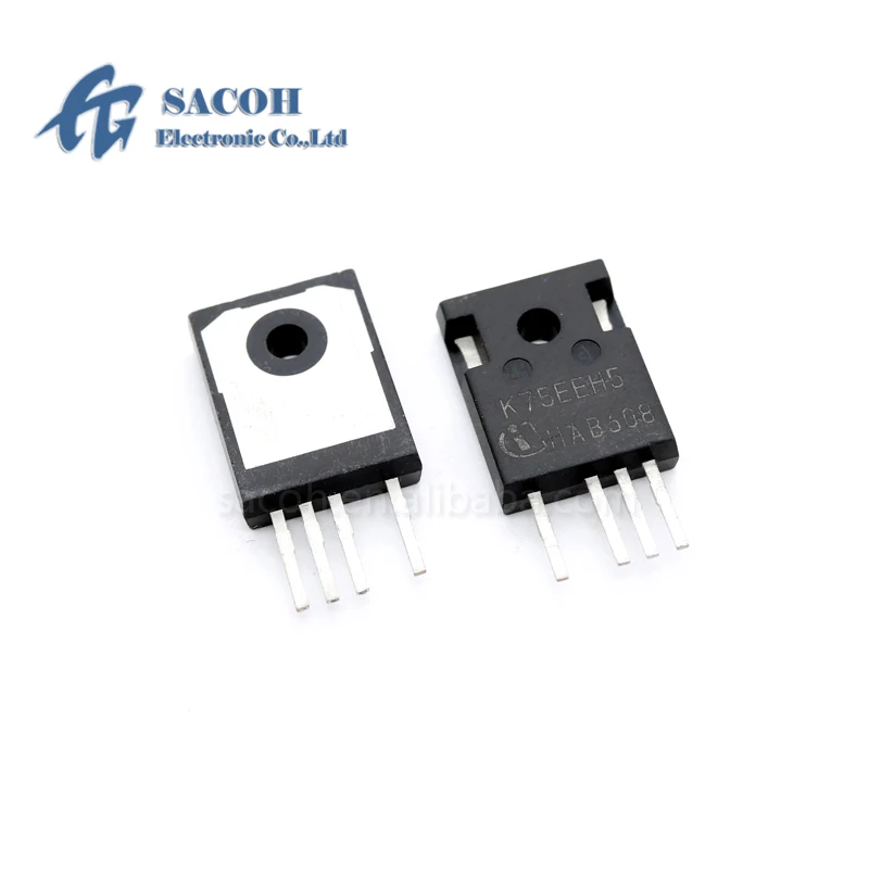 Refurbished Original 5Pcs/Lot IKZ75N65EH5 K75EEH5 OR IKZ75N65NH5 K75ENH5 TO-247-4(Short Legs) 75A 650V Power IGBT Transistor