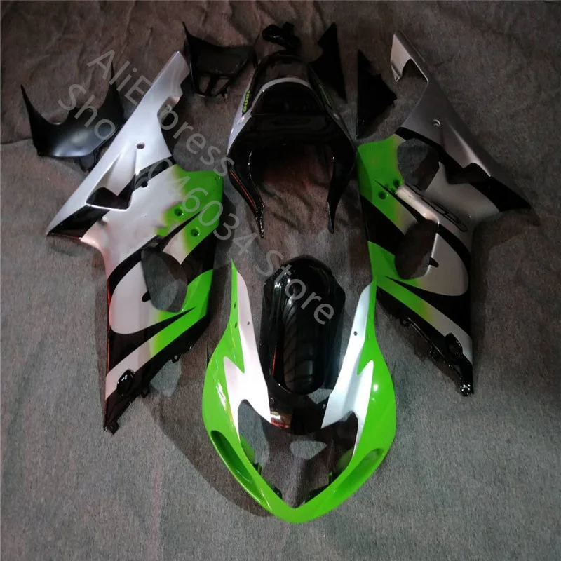 green black  silver For Suzuki GSXR1000 2000 2001 2002 ABS Injection Body Frame Fairing Kit Glossy