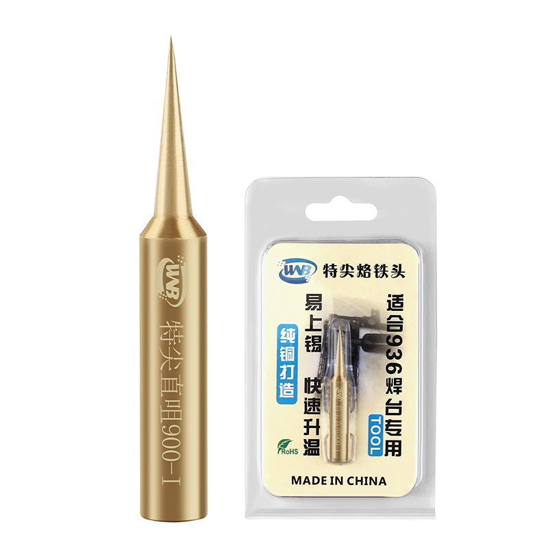 900M-T Soldering Iron ออกซิเจนฟรีทองแดงเคล็ดลับหัวเชื่อมสำหรับ936 Rework Soldering Station BGA ชุดเครื่องมือ