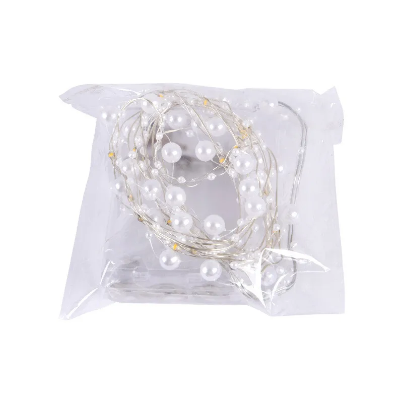 10M 100LEDs Fairy Pearl LED String Light Battery Powered Garland Party Copper Wire LED String for Holiday Party Home Decoration