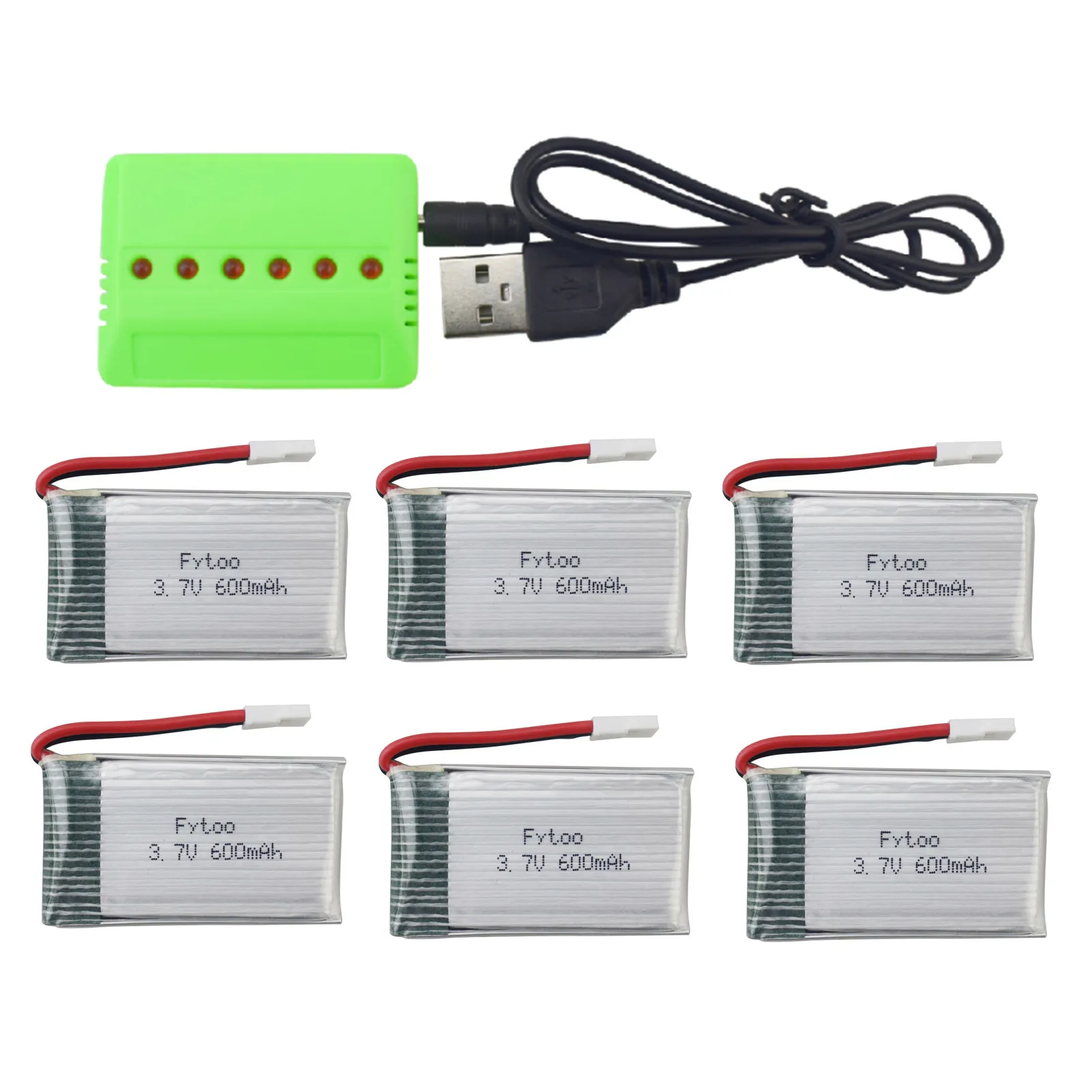 3.7V 600mah battery for MJX X708 X708W X709 UDI U45 U45W U42 U42W SYMA X5C X5SW X5SC S5 S5C S5W E32HW SS40 FQ36 T32 T5W H42 CW4