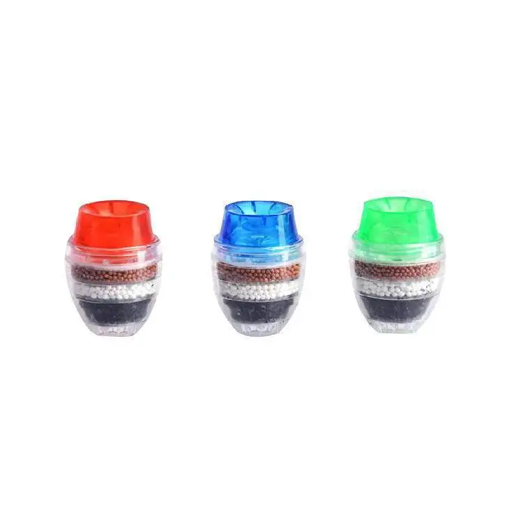 1 pz cucina domestica casa rubinetto in carbonio Mini rubinetto acqua pulita filtro purificatore cartuccia di filtrazione 21-23mm filtro per l'acqua in carbonio