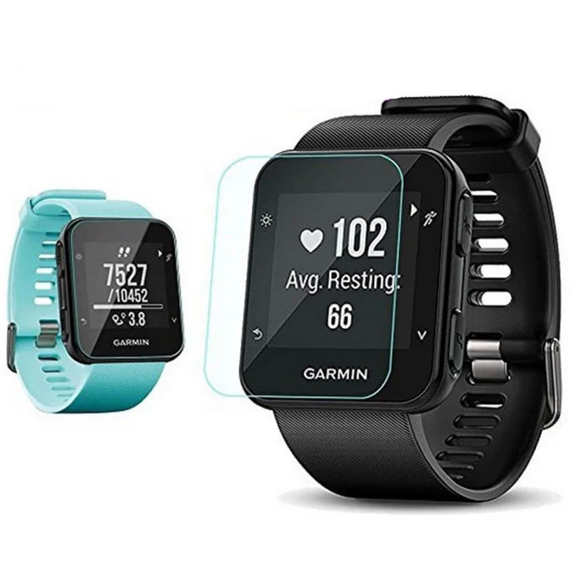 2 เครื่องฉีดน้ำแรงดันสูง ultra maxx HD ล้างกระจกนิรภัยป้องกันฟิล์มสำหรับ Garmin Forerunner 35 Fr35 สมาร์ทนาฬิกา Toughened ป้องกันหน้าจอ
