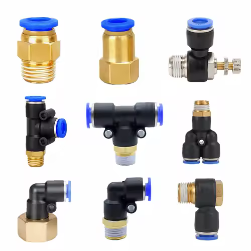 Pneumatic Air Connector Fitting PC/PCF/PL/PLF 4mm 6mm 8mm Thread 1/8" 1/4 3/8 1/2 Straight Hose Fittings Pipe Quick Connectors - Image 2