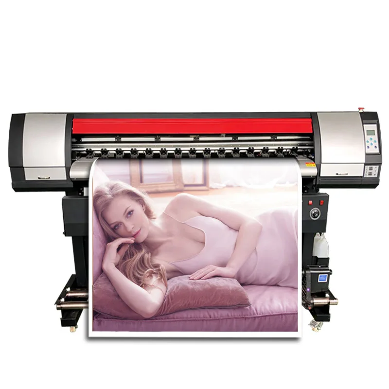 Eco Solvent Banner Printing Machine 180Cm 6Ft Vinyl Printer Graphic Design Printer Dx7 Indoor Inkjet Printer