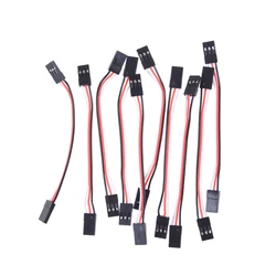 10Pcs 10 centimetri 26AWG a Maschio JR Plug Servo Prolunga del Cavo di Legare