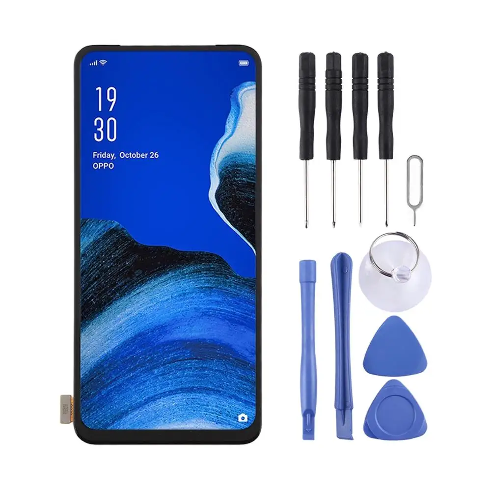 

TFT Material LCD Screen and Digitizer Full Assembly (No Fingerprint Identification) For OPPO Reno2 Z / Reno2 F / K3 / Realme X