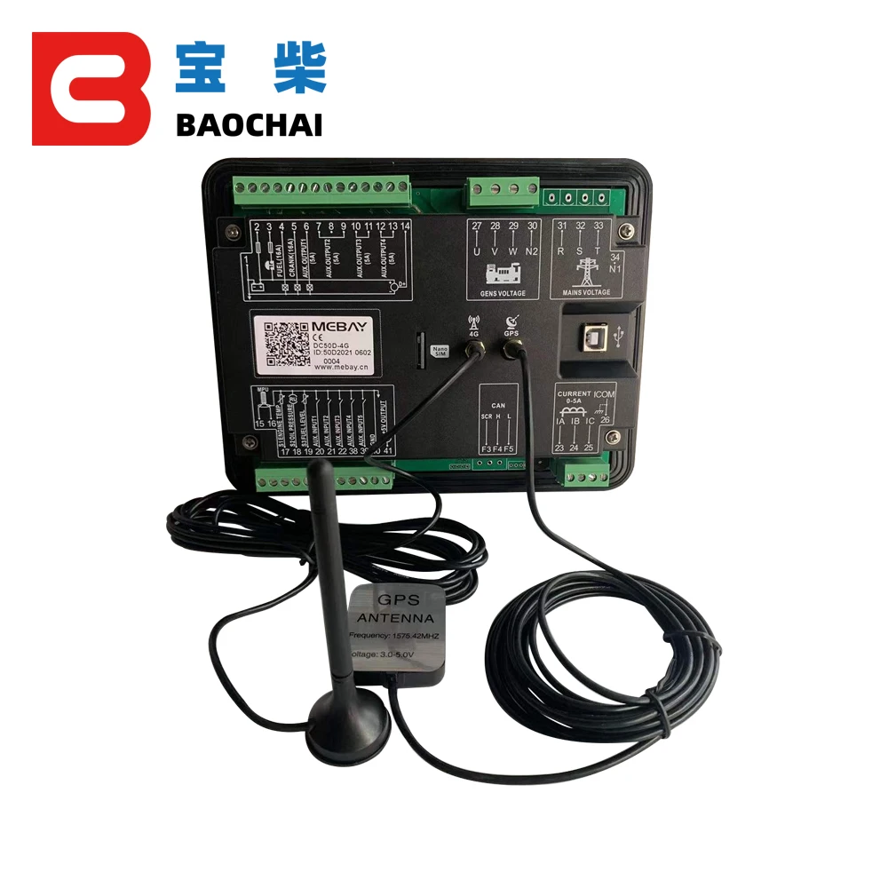 DC50D-4G Generator Controller Diesel Engine Set Control Module Modified Panel High Power Intelligent Control Panel 12V