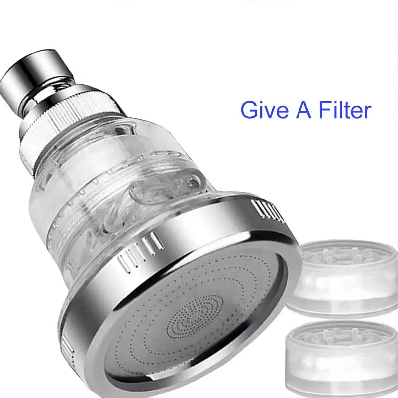 High Pressure Water Softener Shower Head Hard Water Filter Chlorine Fluoride Filter Filtered Shower Head Water Saving