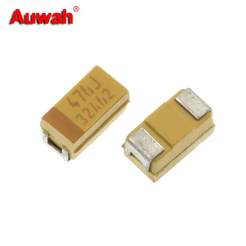 10pcs 47uF 6.3V 10V 1206 Type A SMD Tantalum capacitor