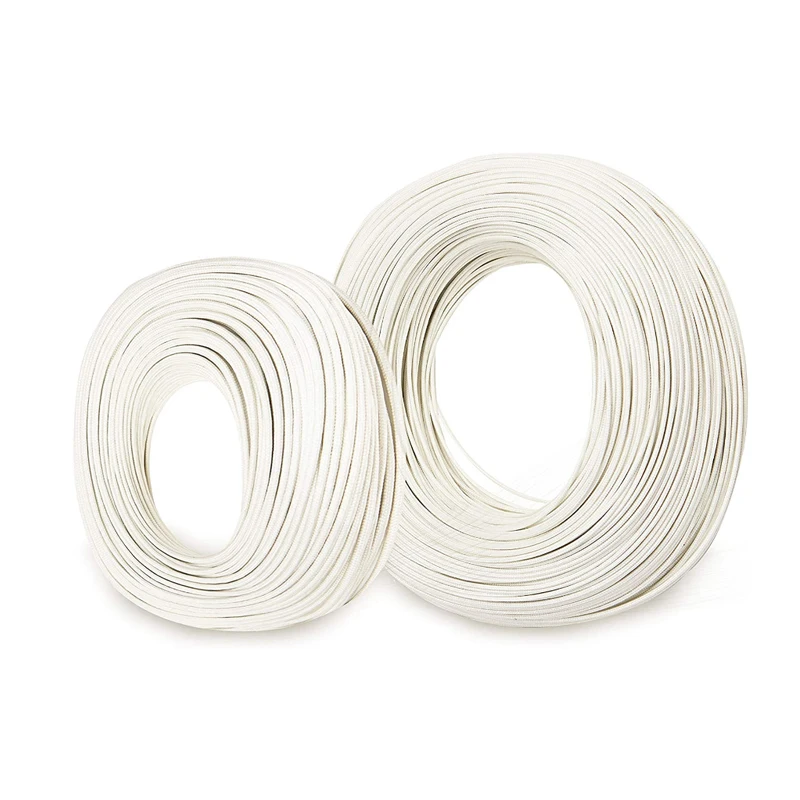 3 M Fiberglass Tube 1mm ~40mm Cable Sleeve Soft Fiber Glass Wire Wrap Protector Insulation High Temperature Pipe