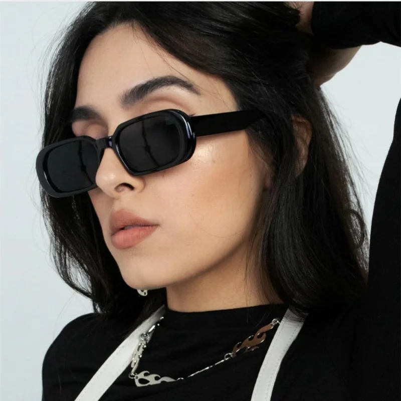 DYTYMJ Oval Retro Sunglasses Women 2022 Vintage Luxury Designer Women Glasses Vintage Shades Eyewear Rectangle Gafas De Sol