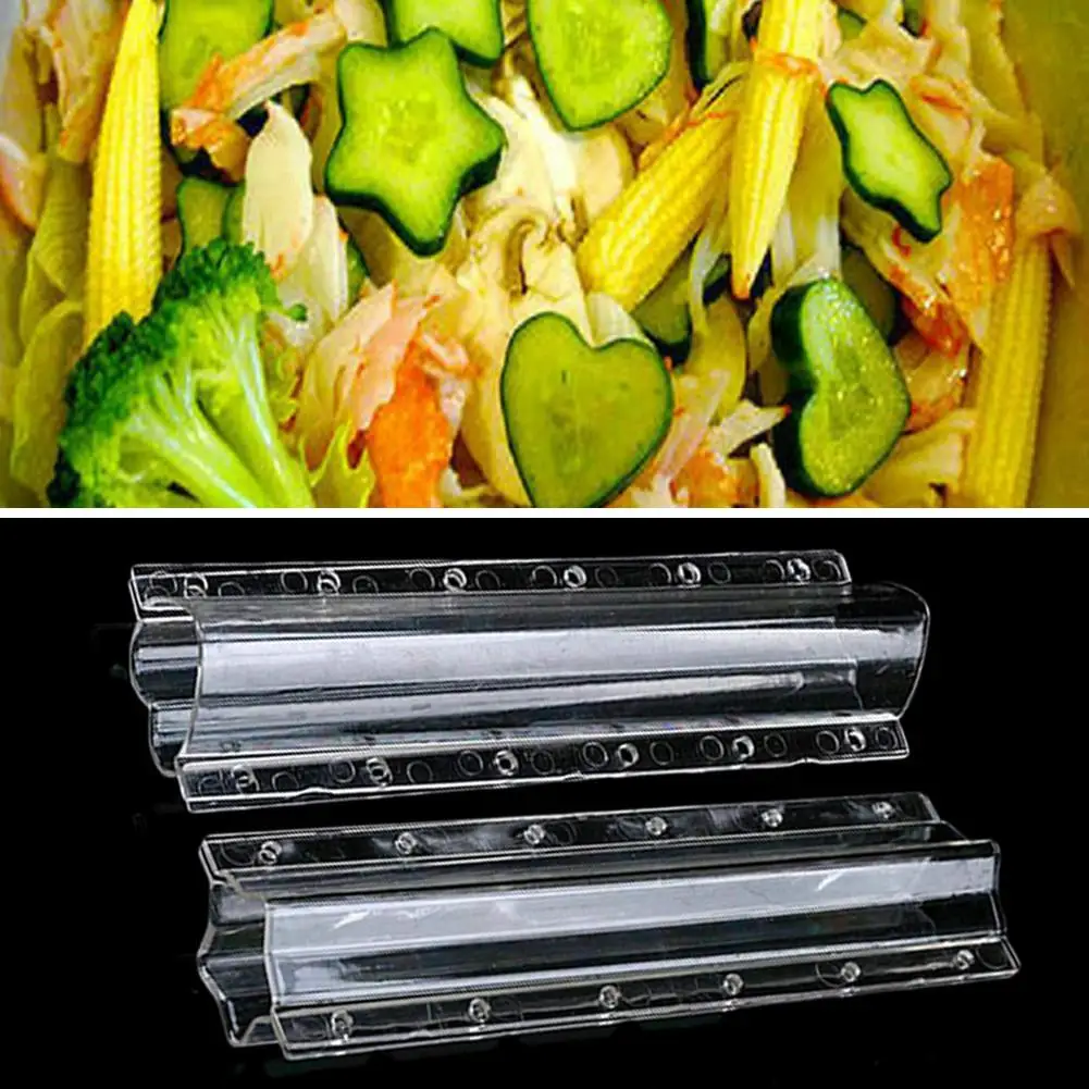 1Pcs Fruit Vegetable Star&Heart Shaped Cucumber Shaping Mold Growth Forming Tool DIY Plastic Transparent Fruit Growing Molds