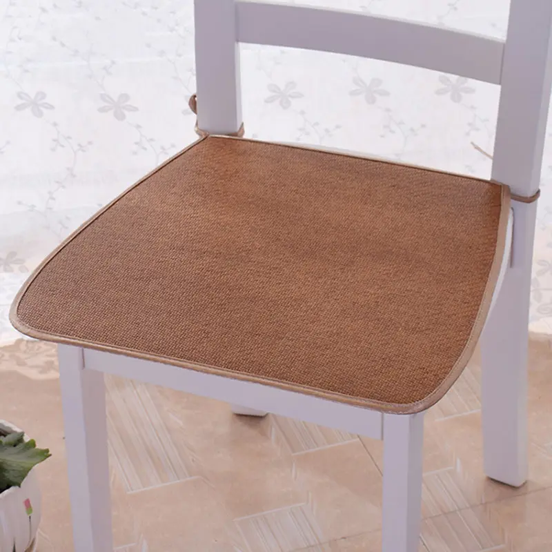 Summer Non-slip Chair Cooling Breathable U-shape Cushion Traditional Chinese Tatami Sofa Chair Seat Cushion Natural Health Mats