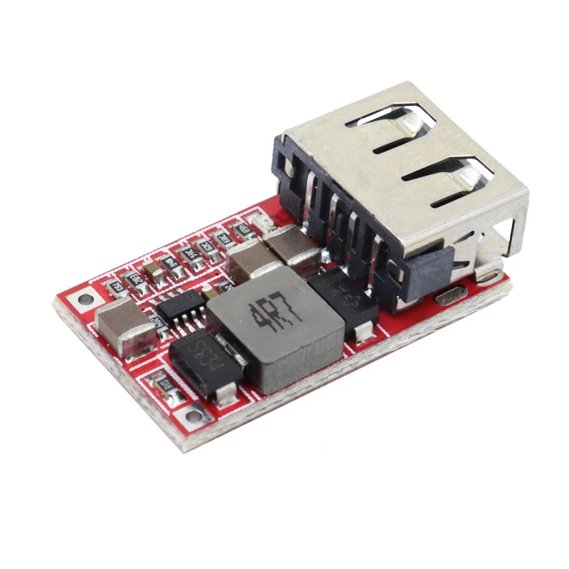 6-24V 24V 12V to 5V USB Step Down Module DC-DC Converter Phone Charger Car Power Supply Module Efficiency 97.5% Buck Module