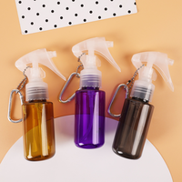 60ml Mini Size Alcohol Spray Bottle Portable Keychain Spray Bottle With keychain Reusable Portable Sanitizer Travel Carrier