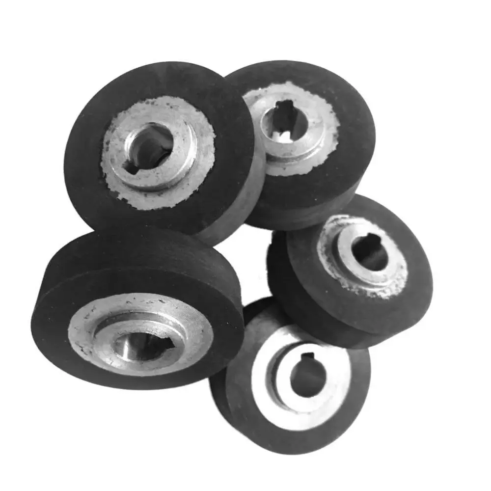 1 PC ⌀ 50mm Schwarz Gummi Rad Gürtel Rad FR-900/1000 sealer Teile