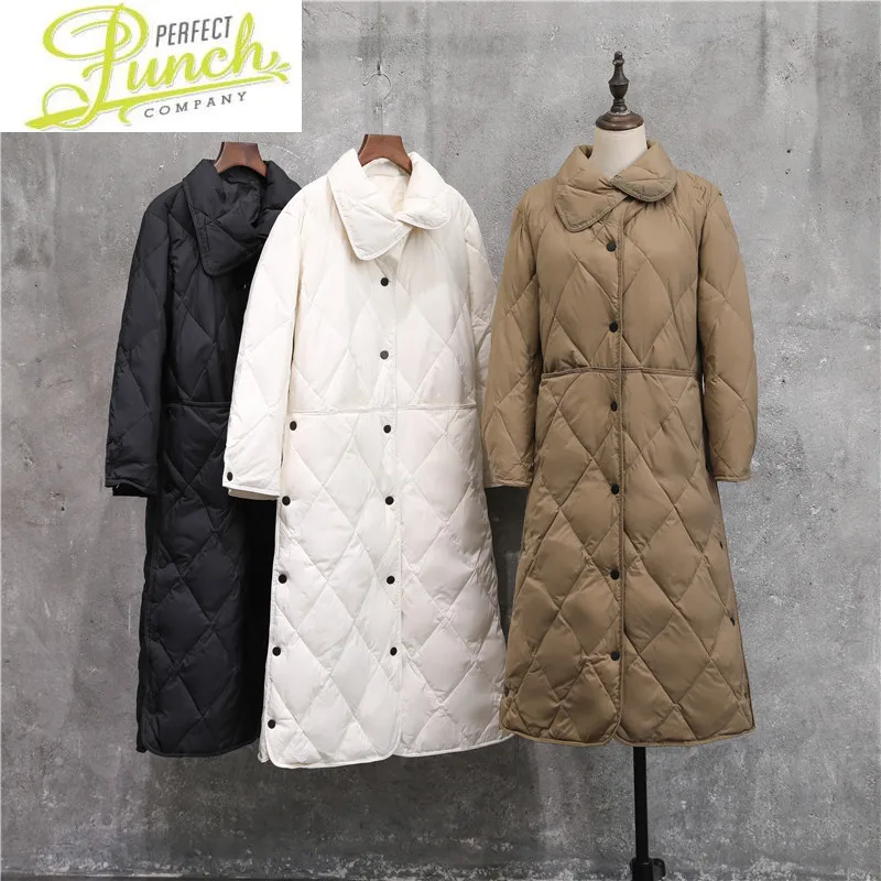 

Winter 2021 Autumn Down Jacket Fashion Woman Parkas Long Warm Coats and Jackets Women's Clothing Abrigo Mujer WPY1722