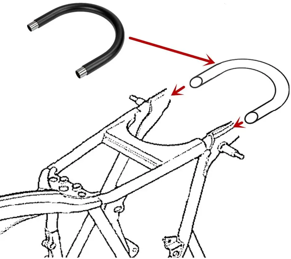 7/8“ Tube Cafe Racer Rear Seat Frame Hoop Brat Style Seat LED Brake Turn Singal Light Universal For Honda For Yamaha For Suzuki