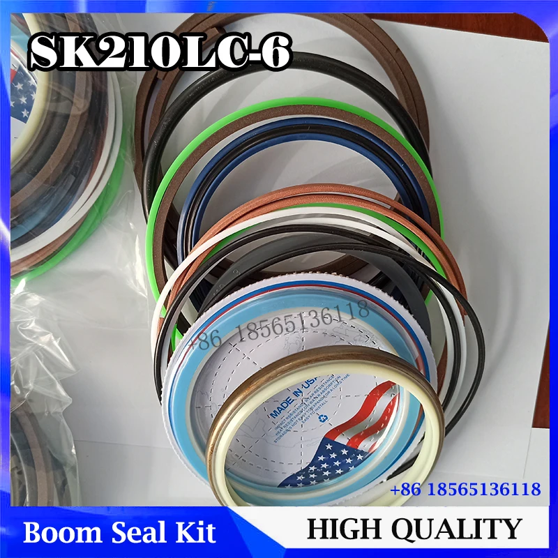 

High Quality Excavator SK210LC-6 Hydraulic Cylinder Boom Oil Seal Kit for Kobelco Parts