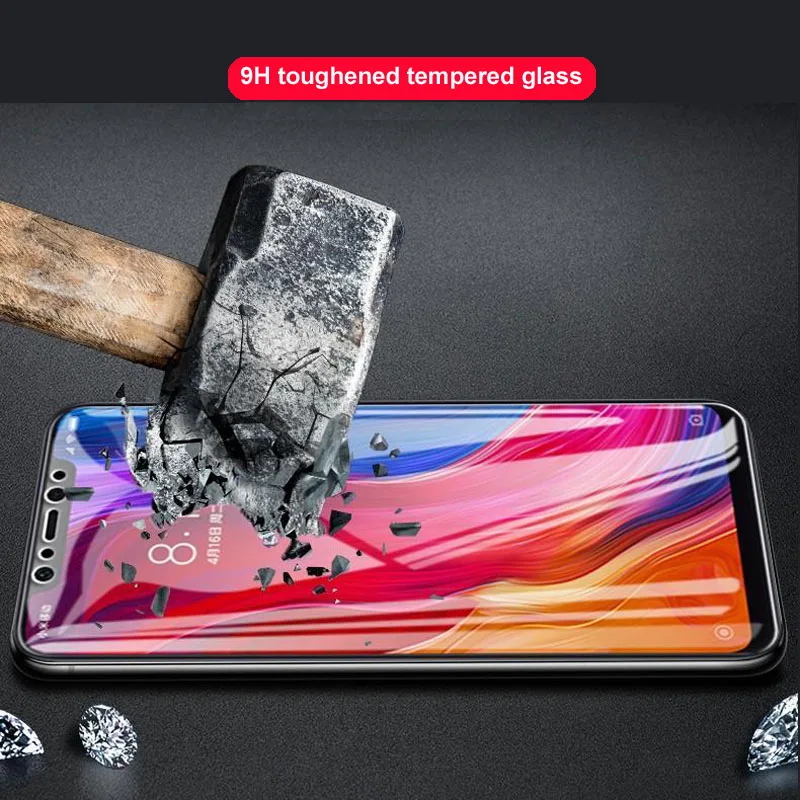 5Pcs Screen Protector For Xiaomi Mi 8 Glass HD Protective Film Ultra Thin For Xiaomi Mi 8 Lite SE Pro Tempered Glass