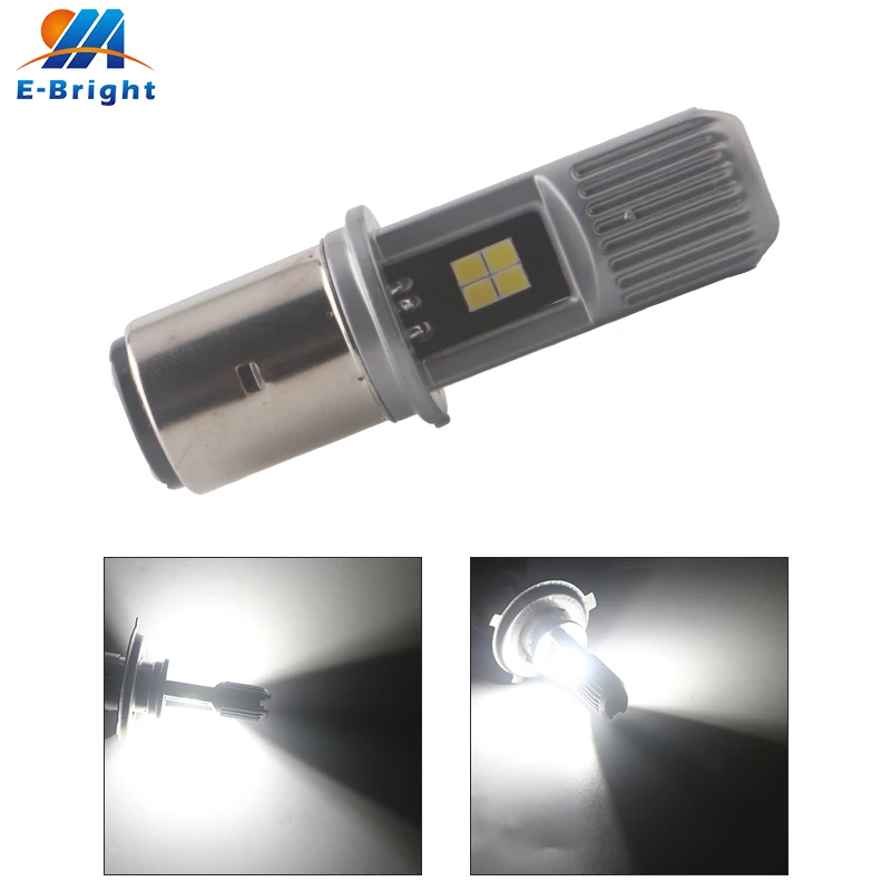 1pcs p15d led Motorcycle headlights H4 bulb ba20d Led Headlamp Moto Driving Lights High Low Beams white led Car Accessories