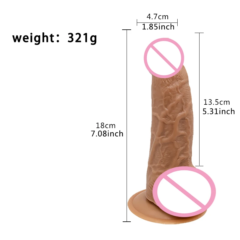 Moonuo Female Masturbator Asia Three Generations Healthy Soft Glue Huge Realistic Dildo Suction Cup For Women Big Dick Sex Toys