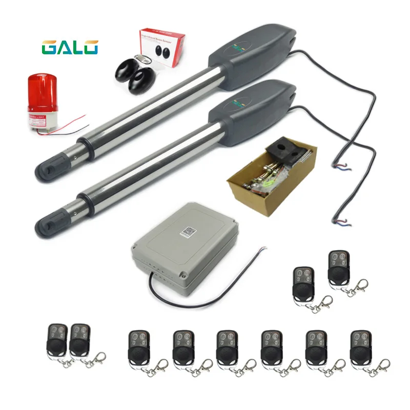 

Automatic Gate Opener For Heavy Duty Double Swing Gates Up To 16' Long Or 600 LB (400KG Max) Color Kit Optional