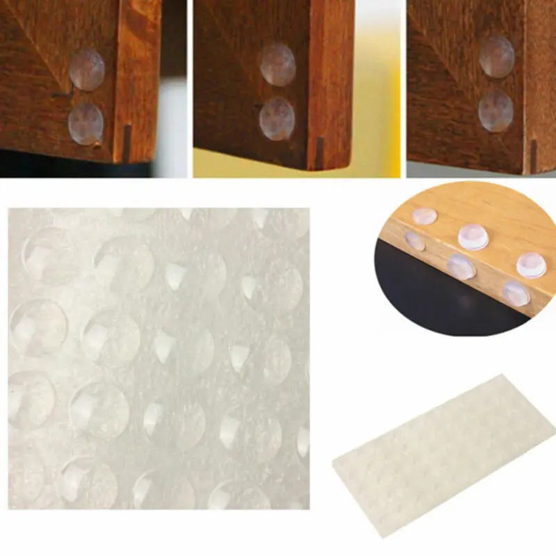 30-100PCS paraurti della porta dell'armadio di varie dimensioni di materiale siliconico per armadio da cucina ammortizzatore autoadesivo per tappo della porta