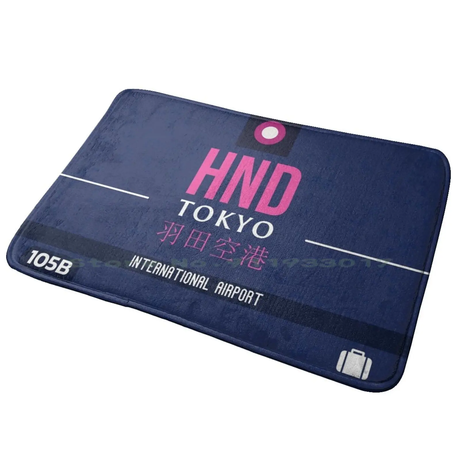 Hnd-Tokyo Haneda Intl Airport-Tokyo , Japan Entrance Door Mat Bath Mat Rug Makeup Best Bratz Angelz Best Selling Bratz Angelz