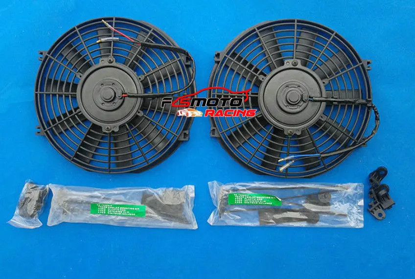 For BMW 5 E34 M5 530i/535i 7 E32 730i/730iL/735i/735iL Manual MT Aluminum Radiator + Fan view 6