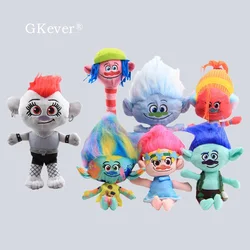 Movie Trolls 2 Poppy Branch Barb Guy Diamond Trolls World Tour DJ Suki Harper Cooper Plush Figure Toys Soft Dolls Kids Gift