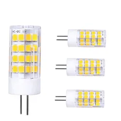 G4 düz pin mısır Lambası 220V SMD2835 3W 5W 7W 9W Seramik Led Ampul Avize için 30W 40W 60W 80 Halojen Işık Değiştirin