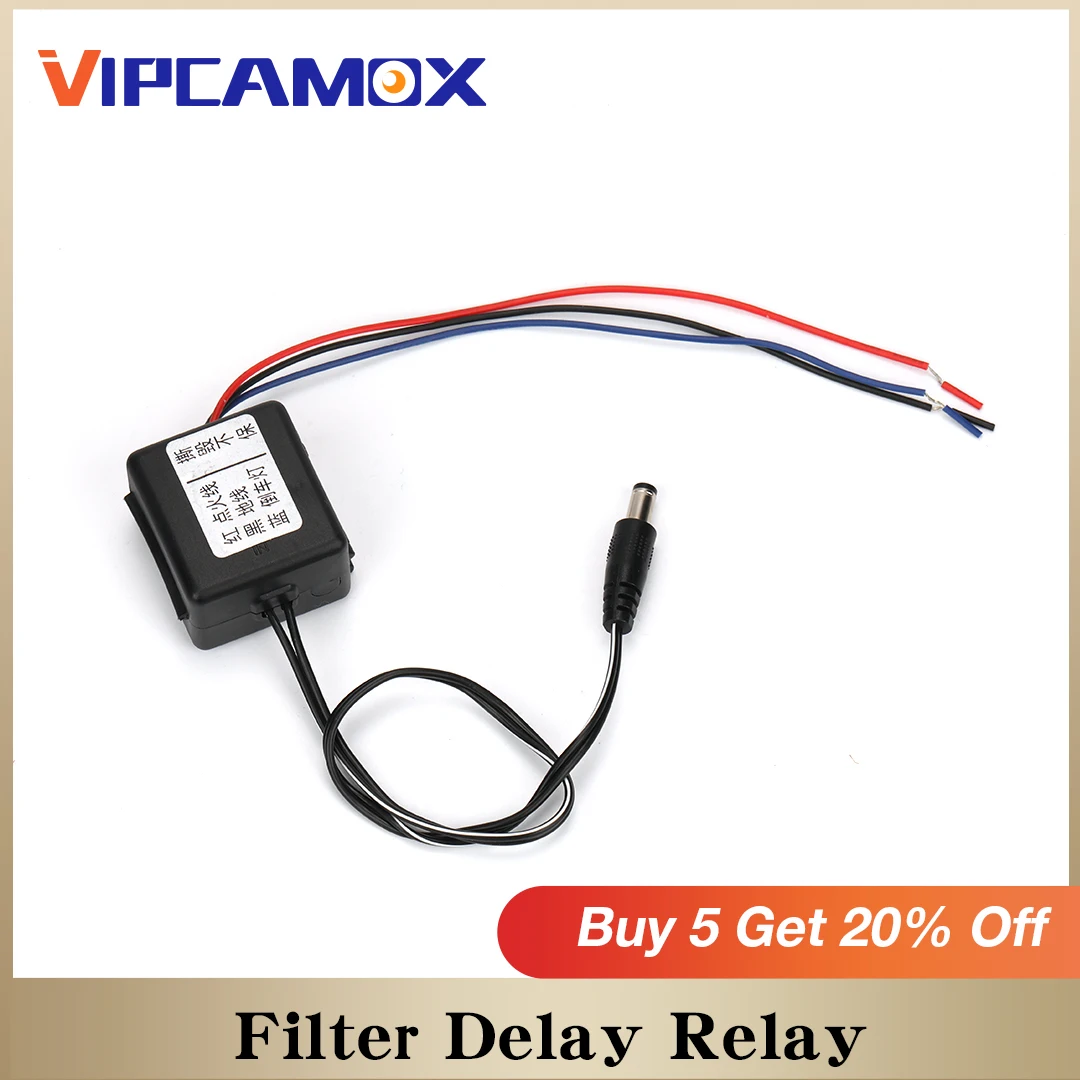 

Car Rear View Rectifier 12V DC Power Relay Capacitor Filter Connector for Backup Auto Car Camera Filter