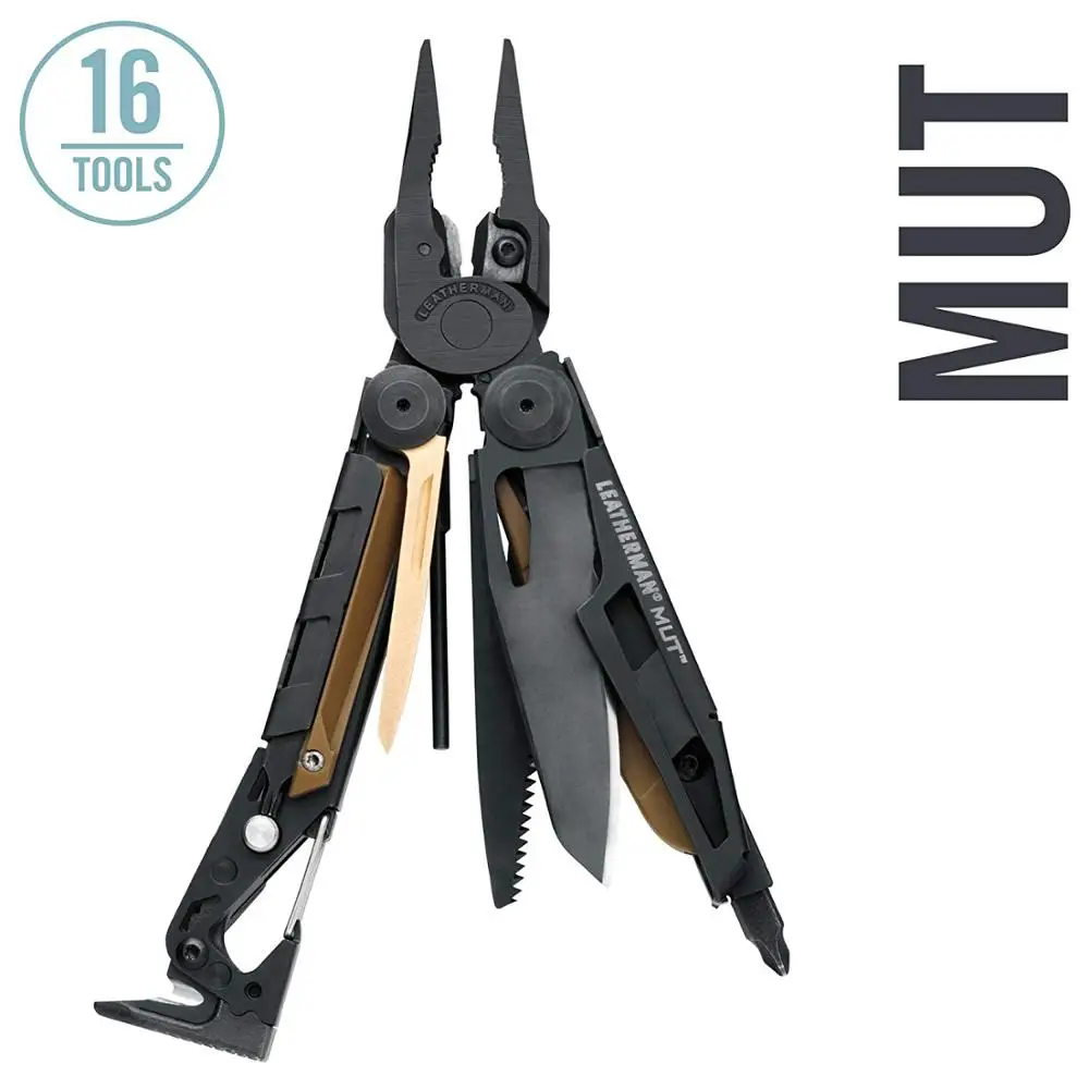 Imagem -01 - Leatherman-armas de Fogo e Ferramentas Eod para Técnicos Mut Eod Multitool Preto Prata com Bainha Molle leatherman armas de fogo e ferramentas eod para tecnicos mut eod multitool preto prata com bainha molle 01