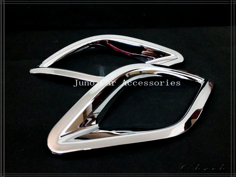 ABS Chrome For Mazda CX-5 CX5 2015 Car After Rear Tail Fog lights Lamp Foglight Shade Frame Trim cover Auto Accessories Styling