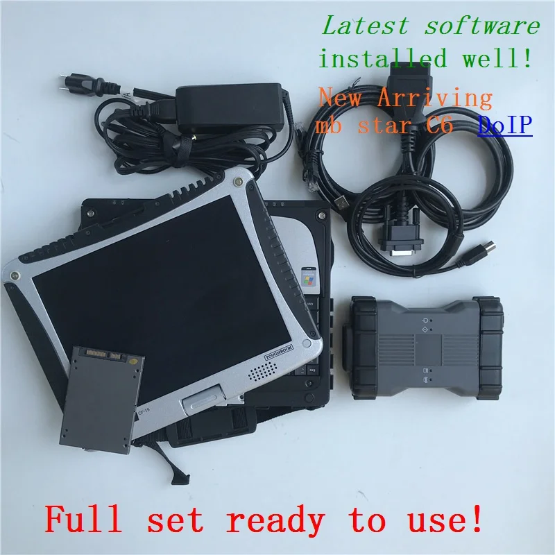 

MB Star C6 DOIP protocol and X-ntry DAS EPC WIS software V2024.06 in harddisk and 90%New laptop Cf19 i5 Toughbook Ready to work