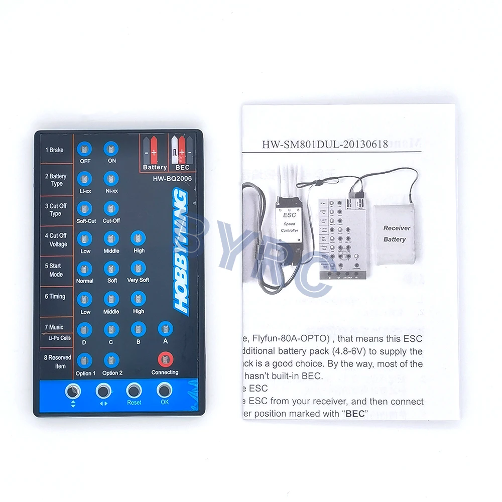 Hobbywing Program Card-A LED Program Box LCD Program Box Pro OTA