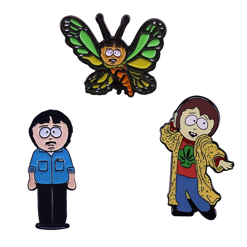 Security Guard Randy Marsh pin fun cartoon South-Park brooch