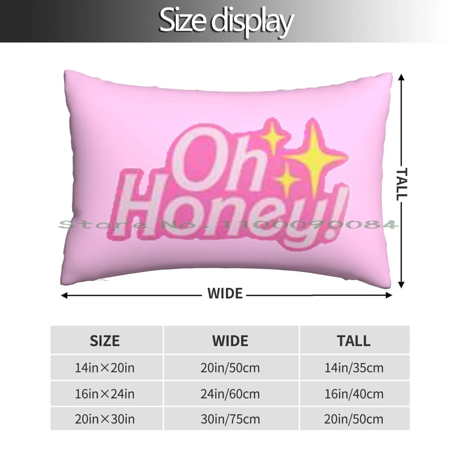 Oh Honey Trixie Mattel Pillow Case 20x30 50*75 Sofa Bedroom Trixie Mattel Drag Queen Rpdr Rupauls Drag Race Brian Firkus Trixie