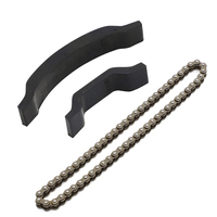 62 Link Chinese Starter Chain w/ Starter Chain Guides For 50cc 70cc 90cc 110cc 125cc ATV Quad Scooter Dirt Bike Go Karts TaoTao