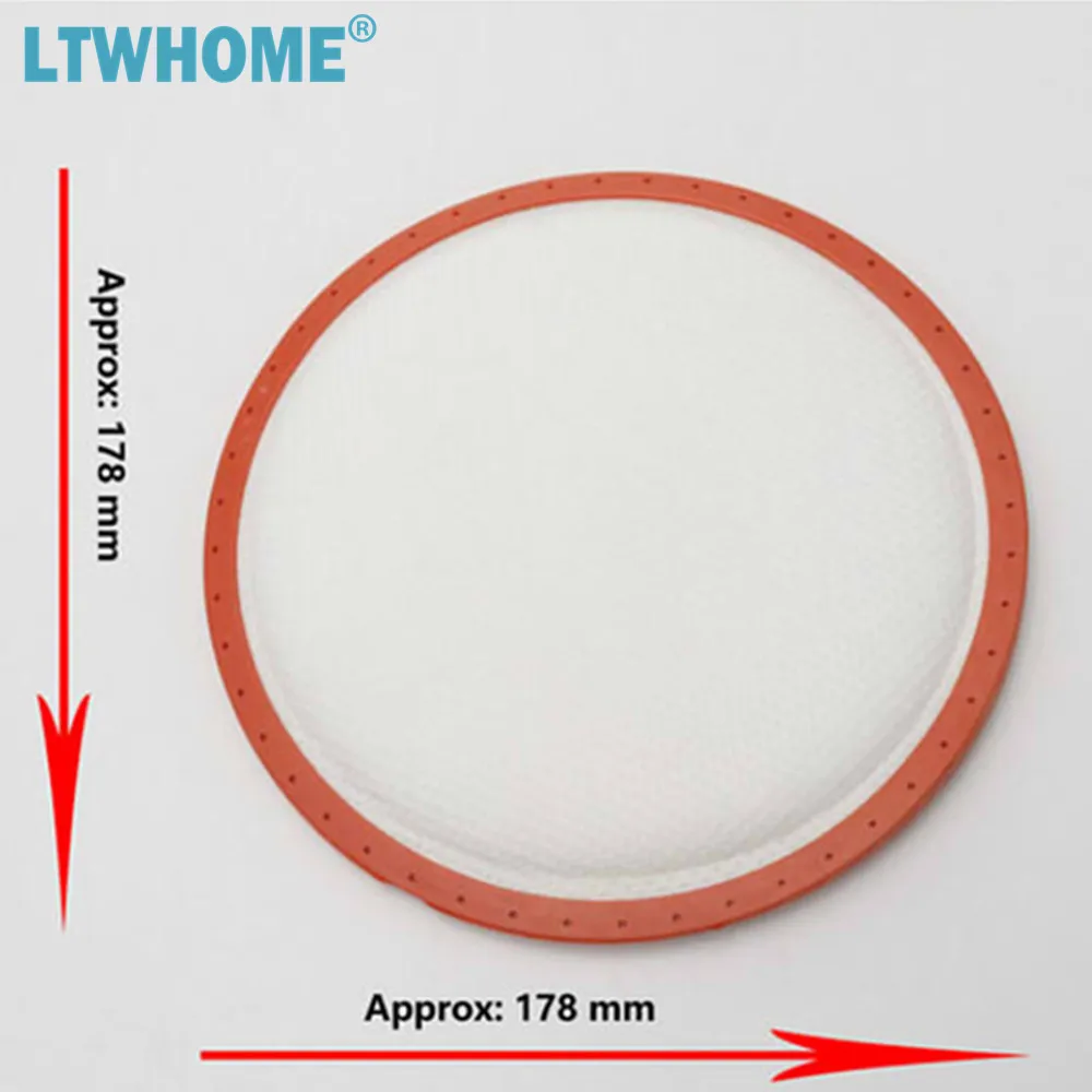 LTWHOME Pre Motor Filter (178 mm in Diameter) For Vax Power 7 C89-P7N-B Series Vacuum Cleaners