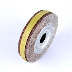 150*25mm Abrasive Flap Wheel Sanding Disc Cloth Mop Wheel for Metal Wood Polishing Grinding