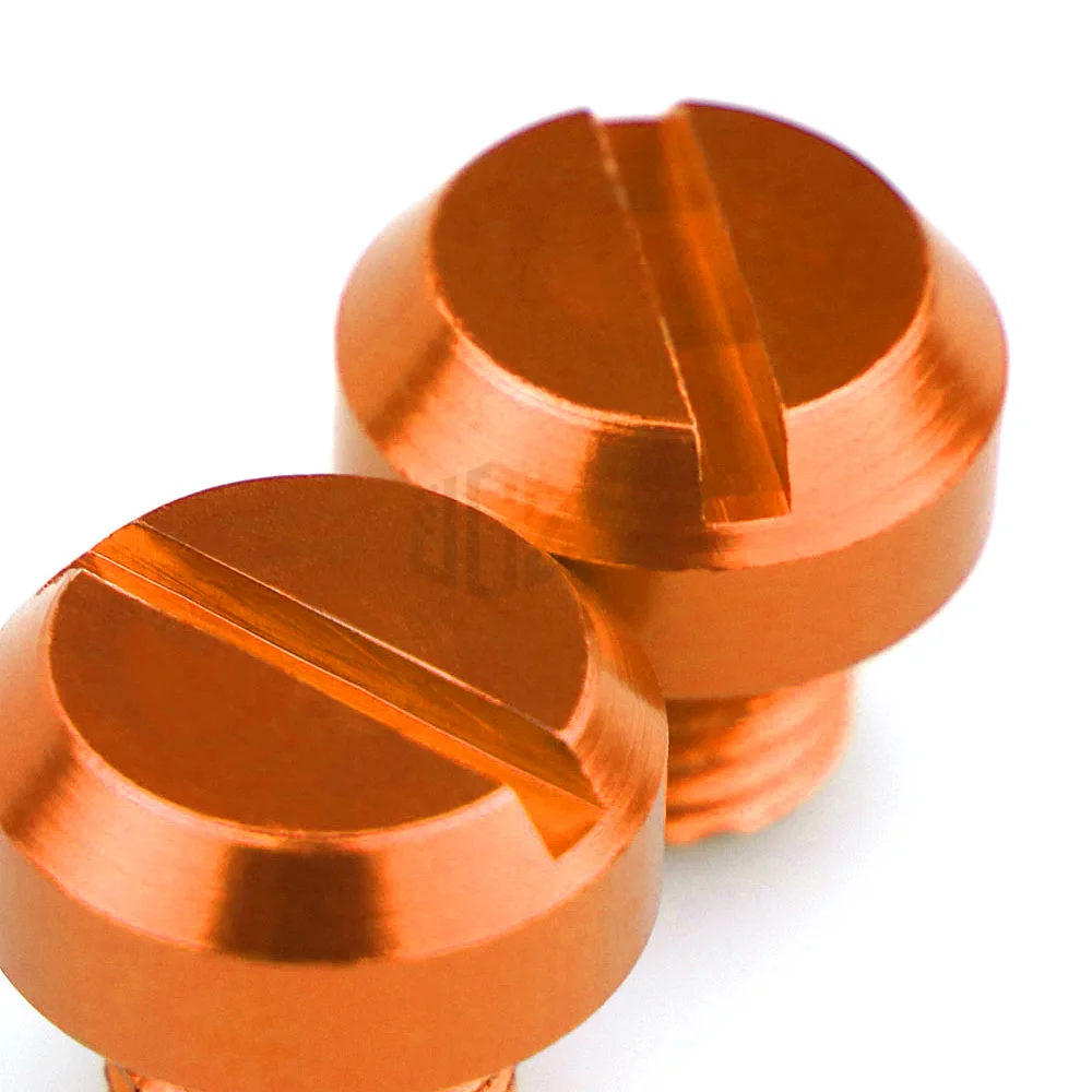 3 uds naranja motocicleta M10 * 1,25 CNC espejos agujero tapón tornillos tapas adaptador de rosca pernos para KTM DUKE RC 125 390 200 250 690