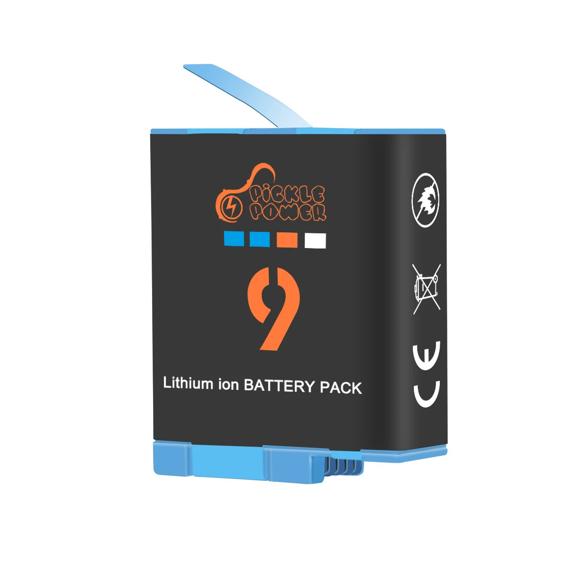 1780mAh AHDBT-901 Battery for GoPro Hero 9 ,Hero 10, Hero 11 Hero12 Action Camera